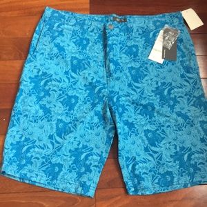 KENNETH COLE REACTION Flower Bermuda Shorts